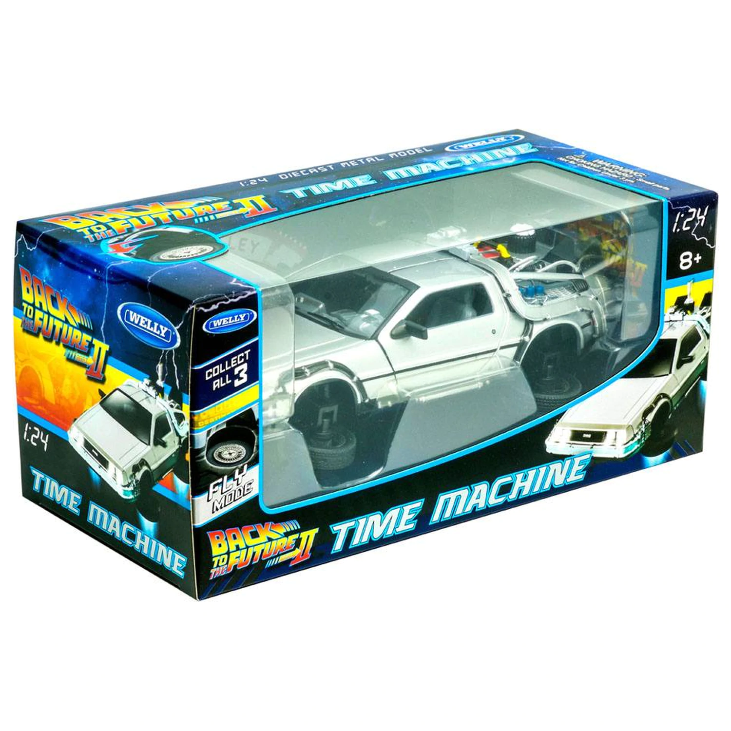 Back to the Future II Diecast Model 1/24 ´81 DeLorean LK kupé setrvačník fotografii produktu