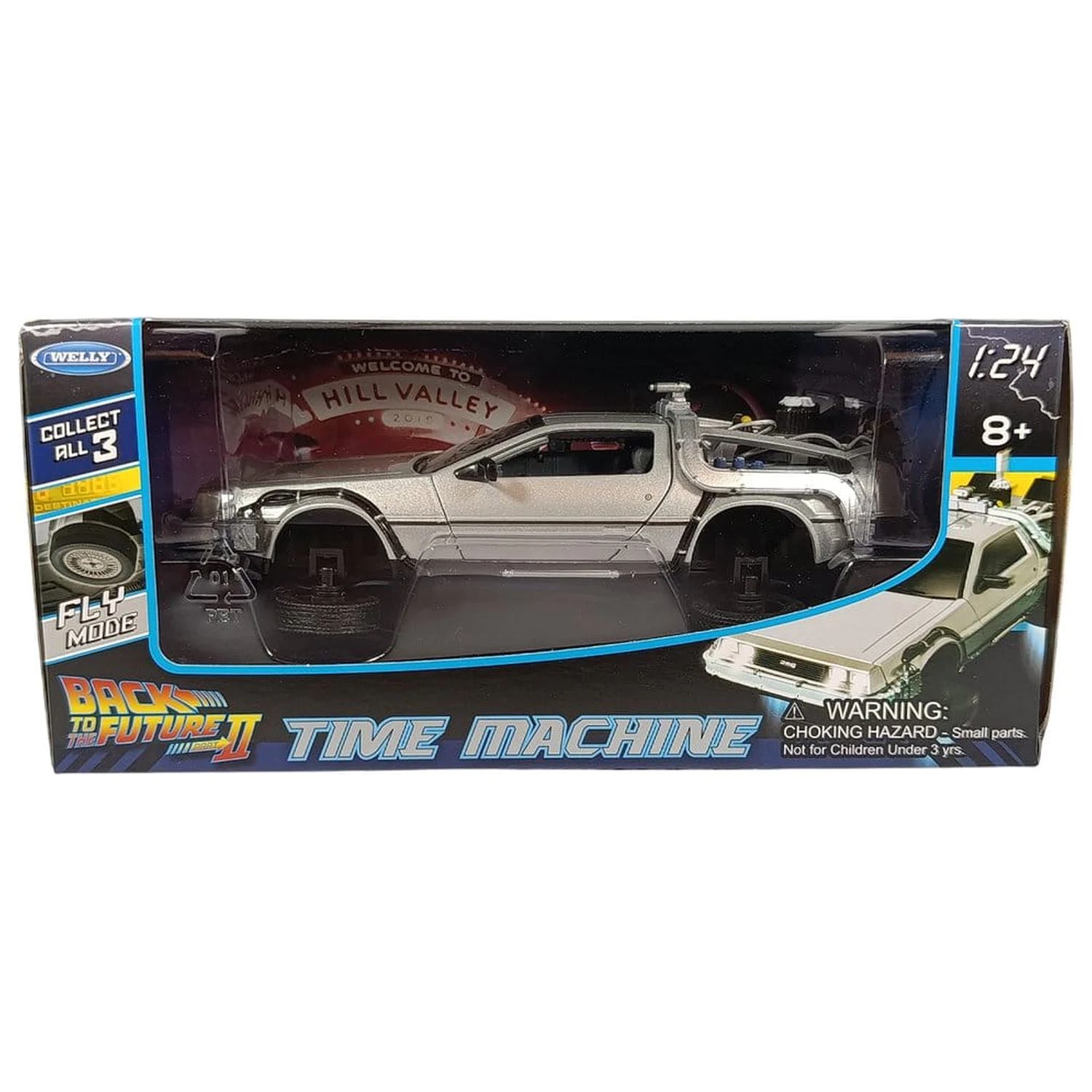 Back to the Future II Diecast Model 1/24 ´81 DeLorean LK kupé setrvačník fotografii produktu