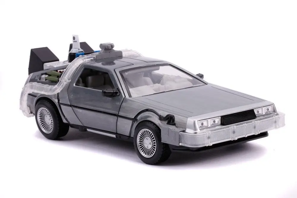 Back to the Future II Hollywood Rides Kovový model 1/24 DeLorean Time Machine fotografii produktu