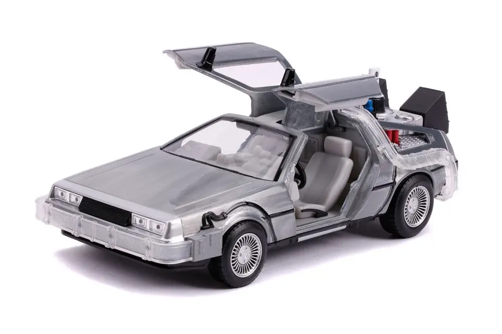 Back to the Future II Hollywood Rides Kovový model 1/24 DeLorean Time Machine fotografii produktu