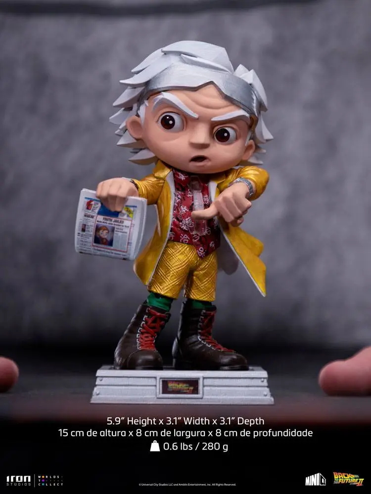 Back to the Future II Mini Co. PVC figurka Doc Brown 15 cm fotografii produktu