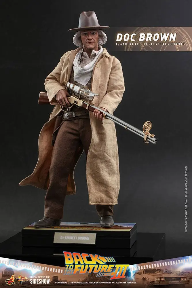 Back To The Future III Movie Masterpiece akční figurka 1/6 Doc Brown 32 cm fotografii produktu