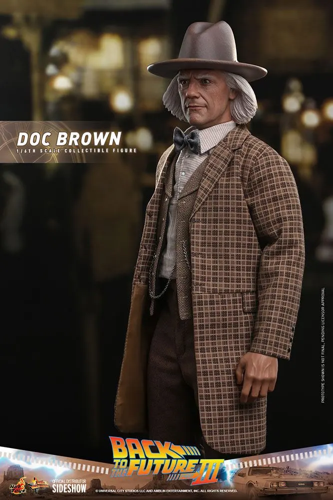 Back To The Future III Movie Masterpiece akční figurka 1/6 Doc Brown 32 cm fotografii produktu