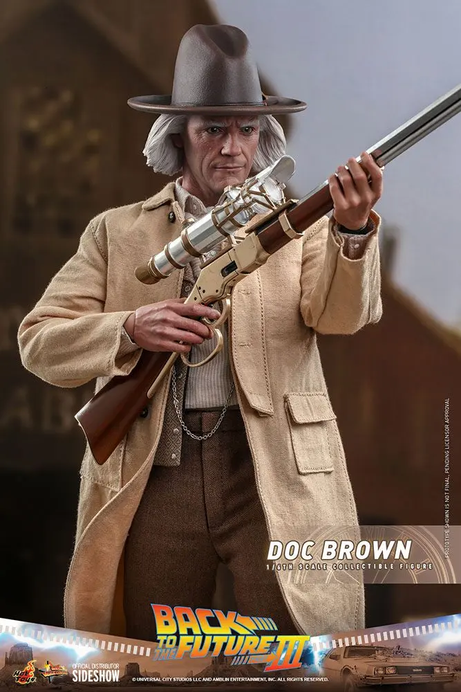 Back To The Future III Movie Masterpiece akční figurka 1/6 Doc Brown 32 cm fotografii produktu