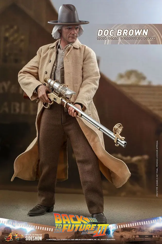 Back To The Future III Movie Masterpiece akční figurka 1/6 Doc Brown 32 cm fotografii produktu