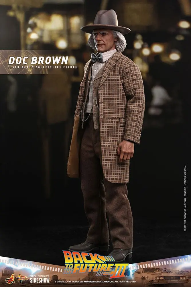 Back To The Future III Movie Masterpiece akční figurka 1/6 Doc Brown 32 cm fotografii produktu