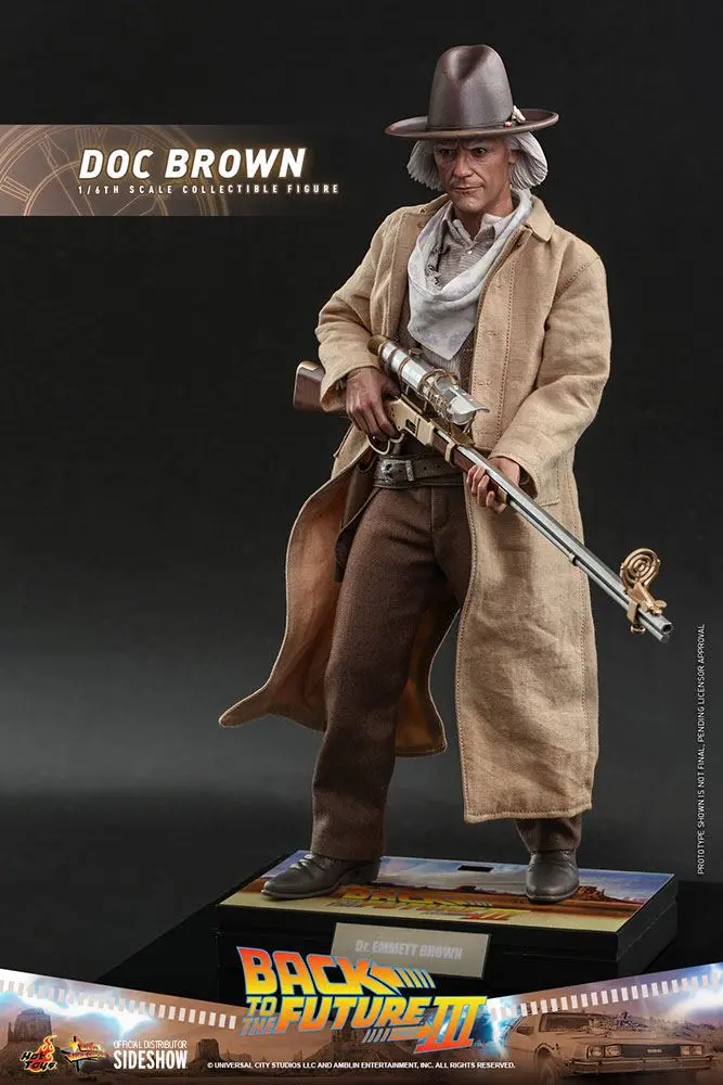 Back To The Future III Movie Masterpiece akční figurka 1/6 Doc Brown 32 cm fotografii produktu