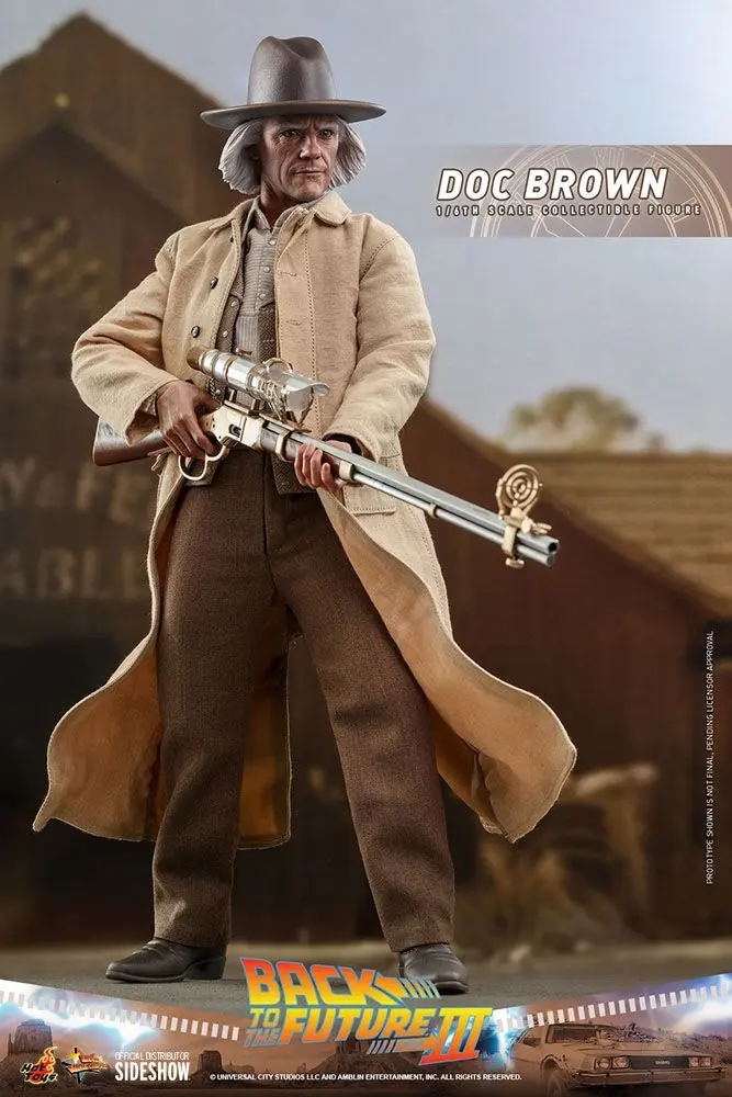 Back To The Future III Movie Masterpiece akční figurka 1/6 Doc Brown 32 cm fotografii produktu