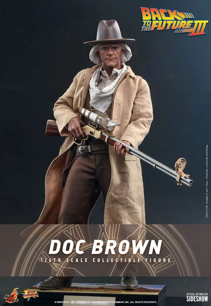 Back To The Future III Movie Masterpiece akční figurka 1/6 Doc Brown 32 cm fotografii produktu