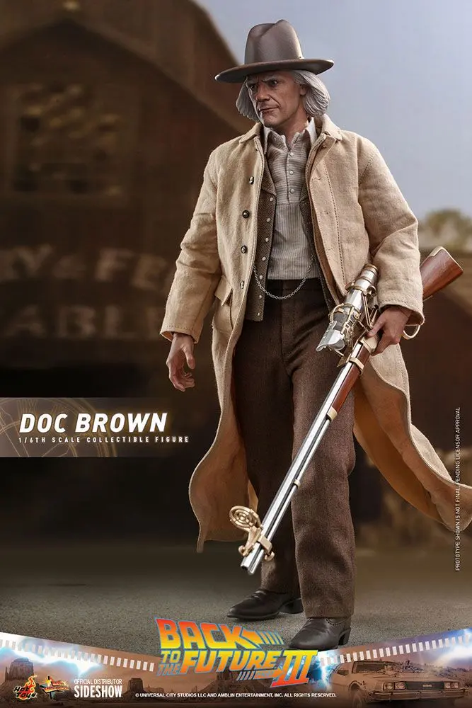 Back To The Future III Movie Masterpiece akční figurka 1/6 Doc Brown 32 cm fotografii produktu