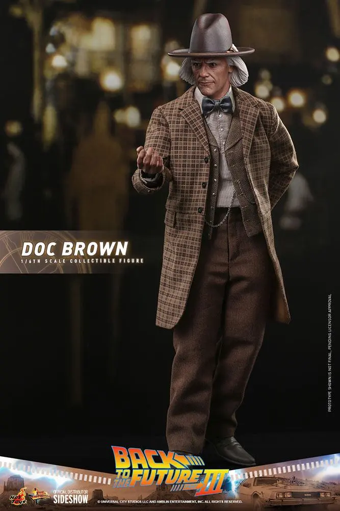 Back To The Future III Movie Masterpiece akční figurka 1/6 Doc Brown 32 cm fotografii produktu