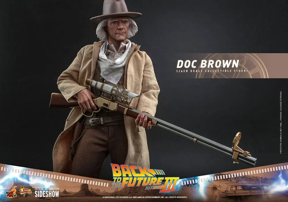 Back To The Future III Movie Masterpiece akční figurka 1/6 Doc Brown 32 cm fotografii produktu