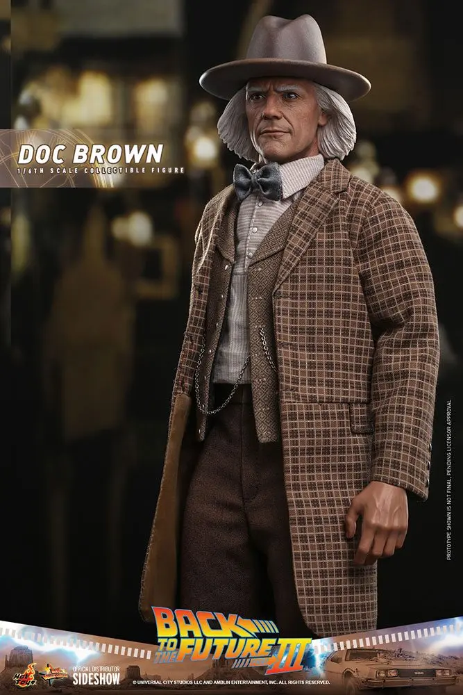 Back To The Future III Movie Masterpiece akční figurka 1/6 Doc Brown 32 cm fotografii produktu