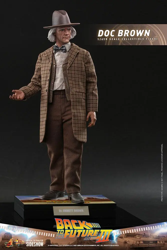 Back To The Future III Movie Masterpiece akční figurka 1/6 Doc Brown 32 cm fotografii produktu