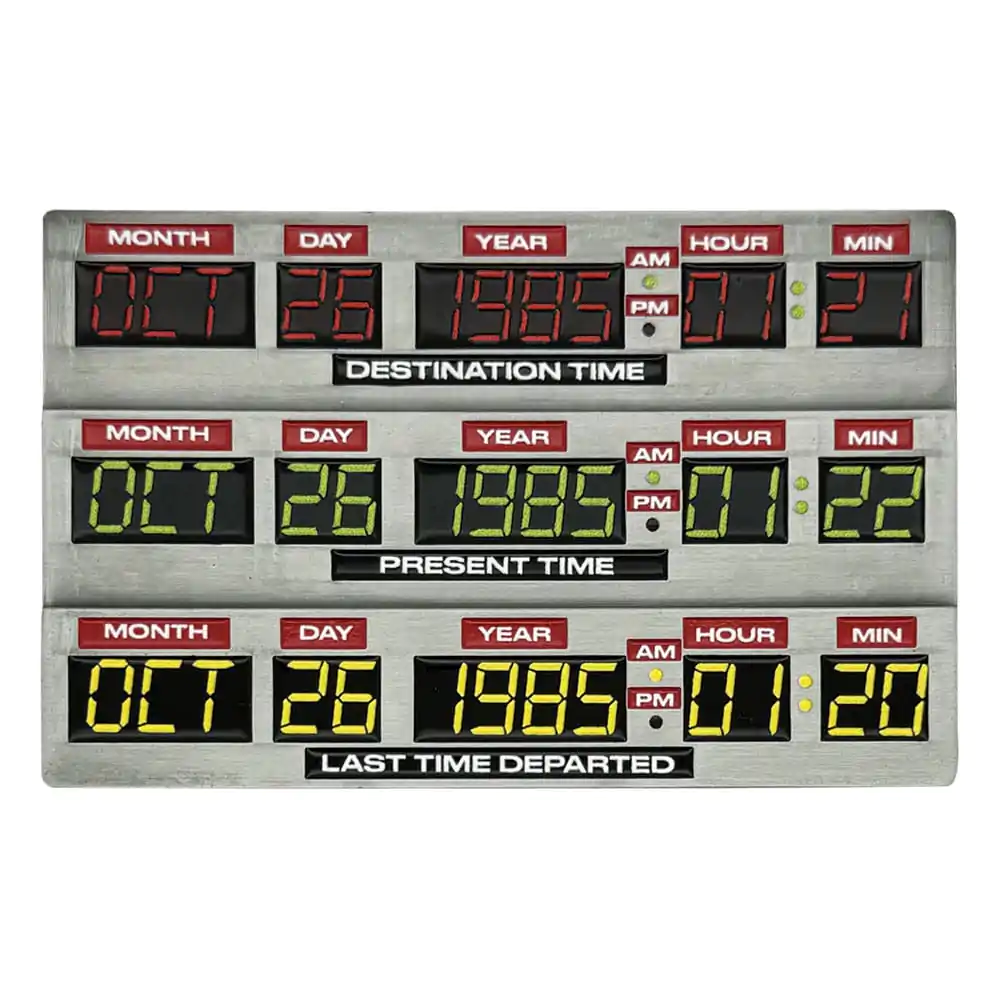Back To The Future Slitek k 40. výročí Time Circuits Limited Edition fotografii produktu