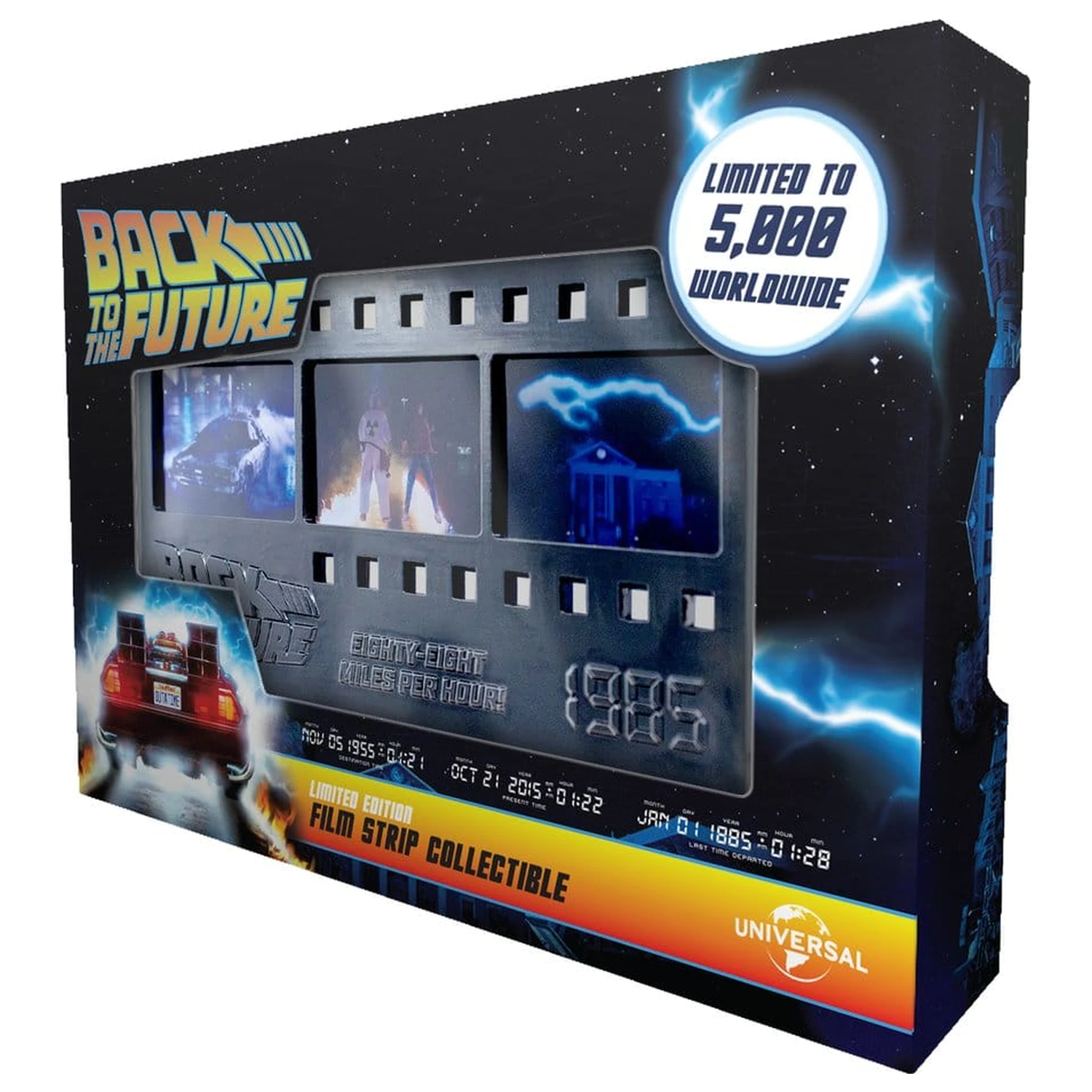 Back to the Future Ingot Kovový Filmový Pásek Sběratelská Limitovaná Edice fotografii produktu