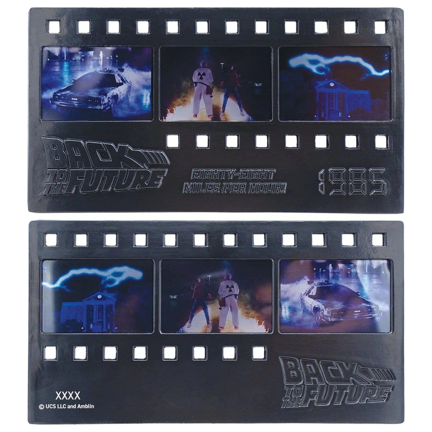 Back to the Future Ingot Kovový Filmový Pásek Sběratelská Limitovaná Edice fotografii produktu