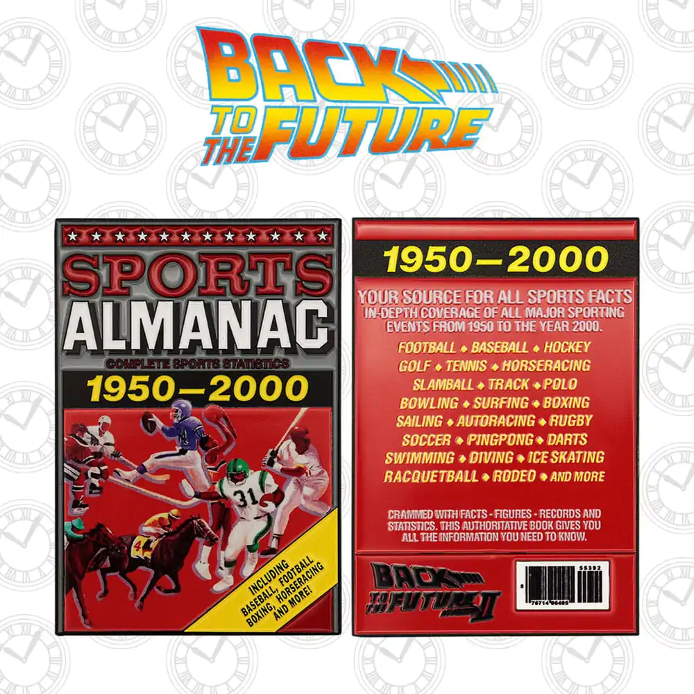 Back to the Future Slitek Sportovní Almanach Limitovaná Edice fotografii produktu