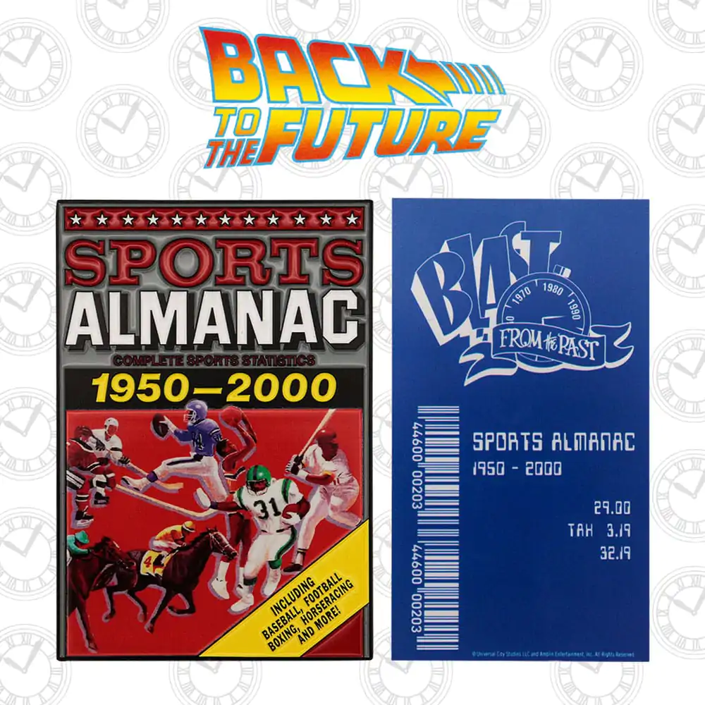 Back to the Future Slitek Sportovní Almanach Limitovaná Edice fotografii produktu