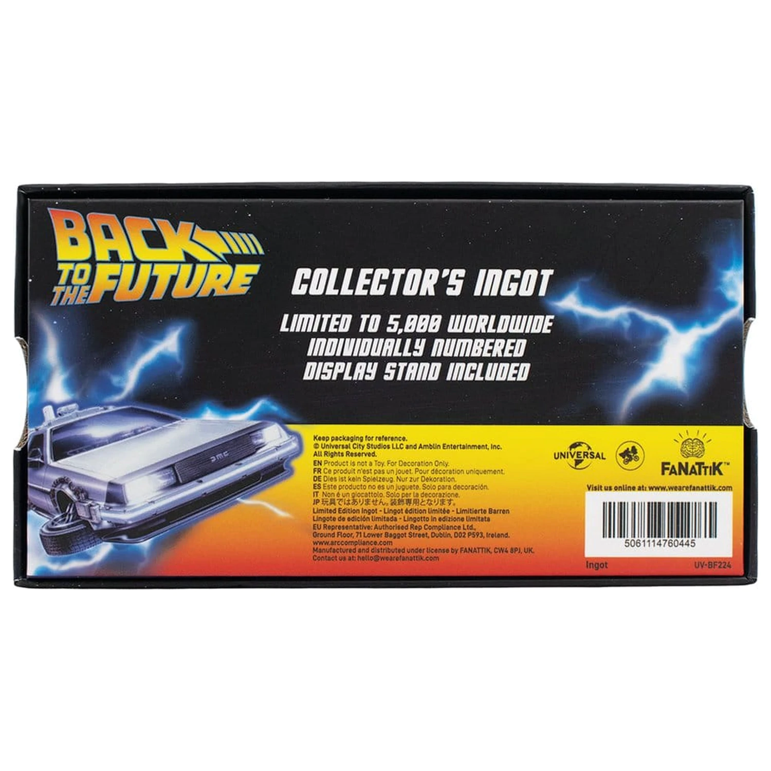 Back to the Future Skládanka ve stylu vitráže z limitované edice Ingot fotografii produktu