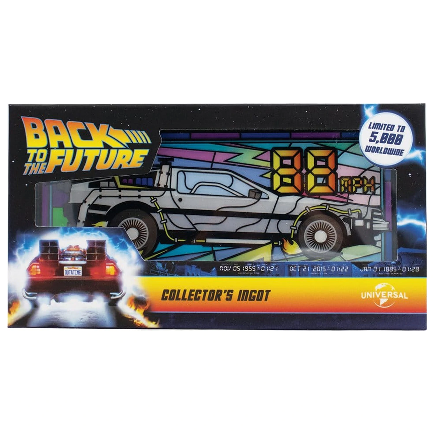 Back to the Future Skládanka ve stylu vitráže z limitované edice Ingot fotografii produktu