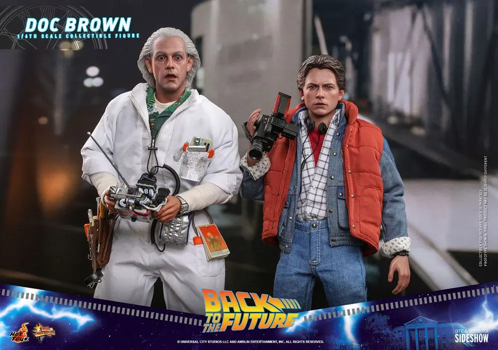 Akční figurka Movie Masterpiece Back To The Future 1/6 Doc Brown 30 cm fotografii produktu