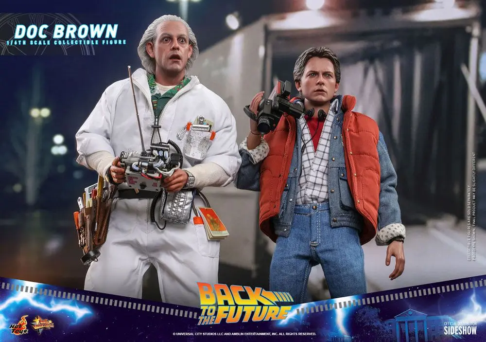 Akční figurka Movie Masterpiece Back To The Future 1/6 Doc Brown 30 cm fotografii produktu