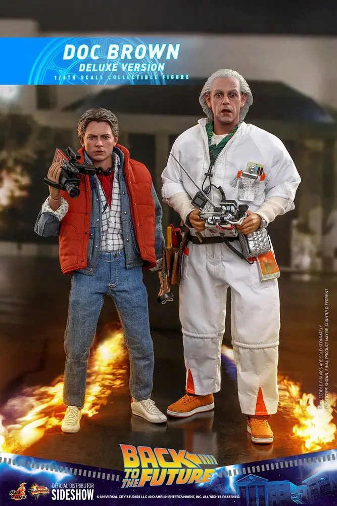 Back To The Future Movie Masterpiece Akční figurka 1/6 Doc Brown (Deluxe Version) 30 cm fotografii produktu