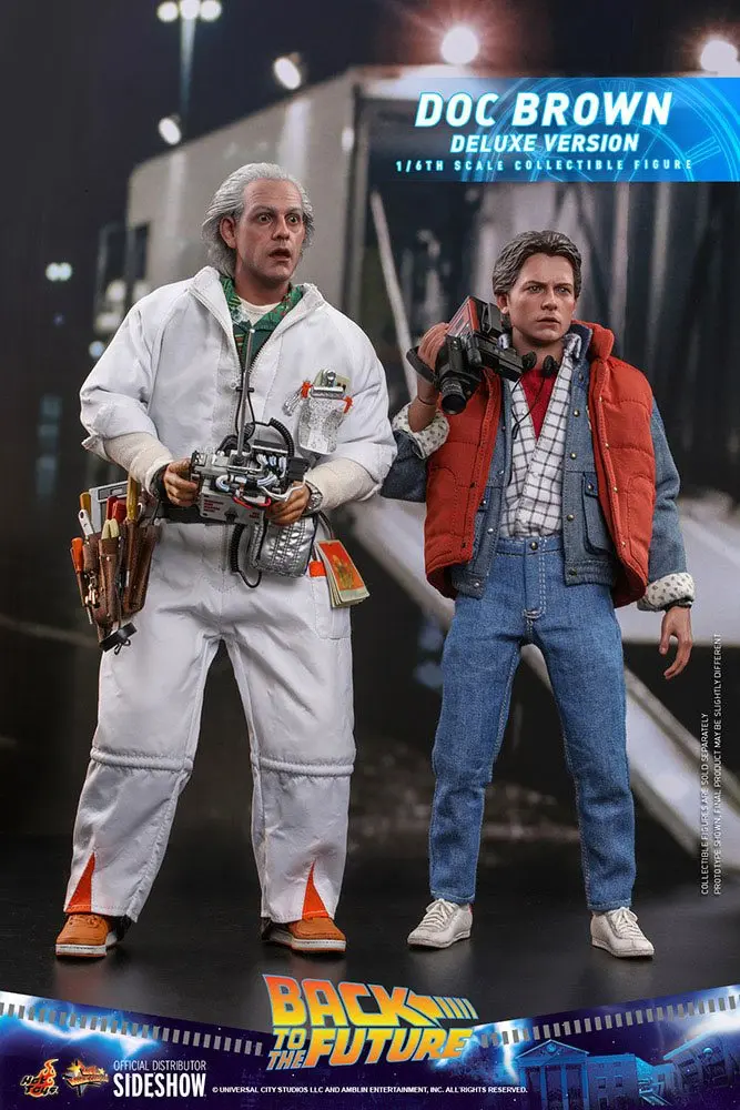Back To The Future Movie Masterpiece Akční figurka 1/6 Doc Brown (Deluxe Version) 30 cm fotografii produktu