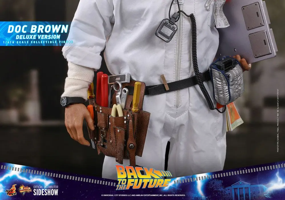 Back To The Future Movie Masterpiece Akční figurka 1/6 Doc Brown (Deluxe Version) 30 cm fotografii produktu