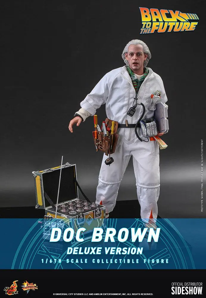 Back To The Future Movie Masterpiece Akční figurka 1/6 Doc Brown (Deluxe Version) 30 cm fotografii produktu