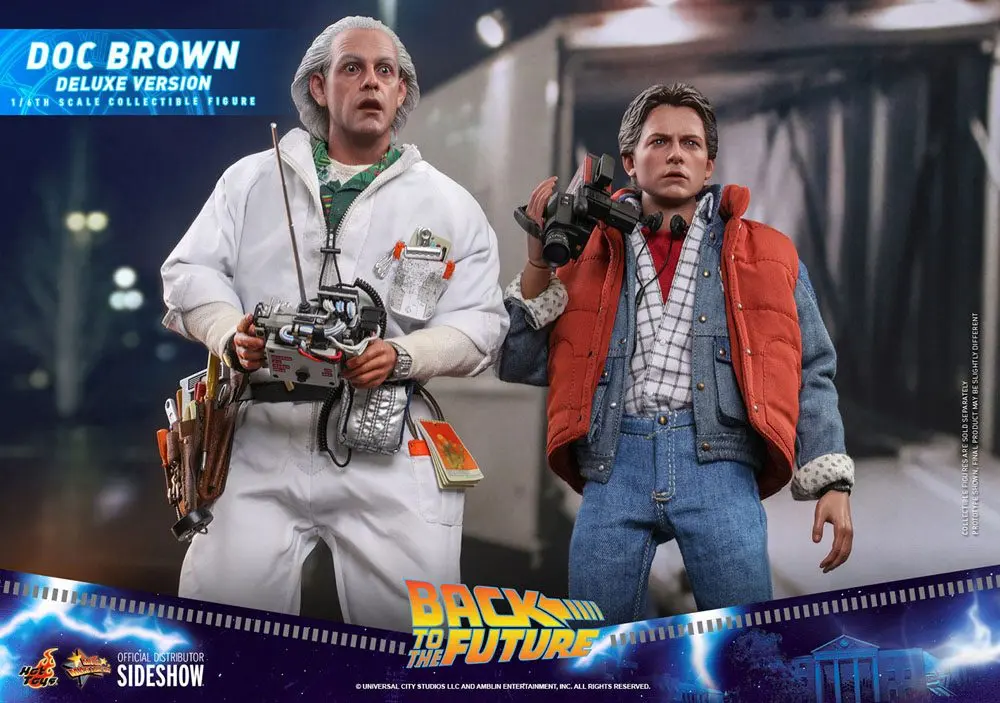 Back To The Future Movie Masterpiece Akční figurka 1/6 Doc Brown (Deluxe Version) 30 cm fotografii produktu