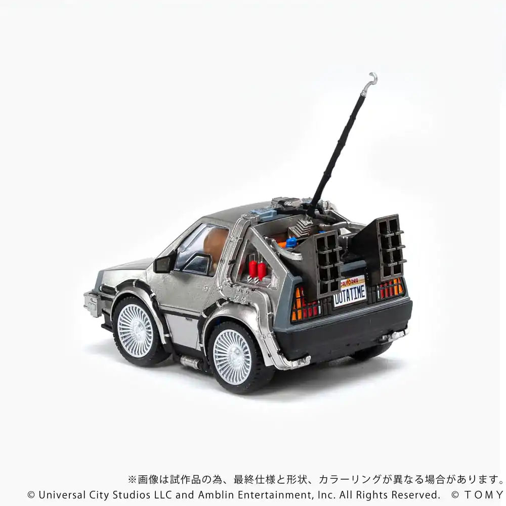 Back to the Future Q-Village Vozidlo s minifigurkami Time Machine 9 cm fotografii produktu