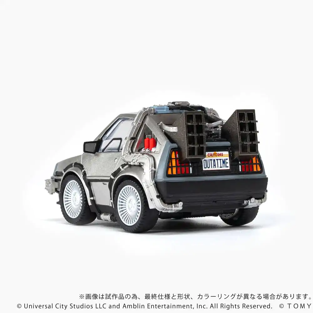 Back to the Future Q-Village Vozidlo s minifigurkami Time Machine 9 cm fotografii produktu