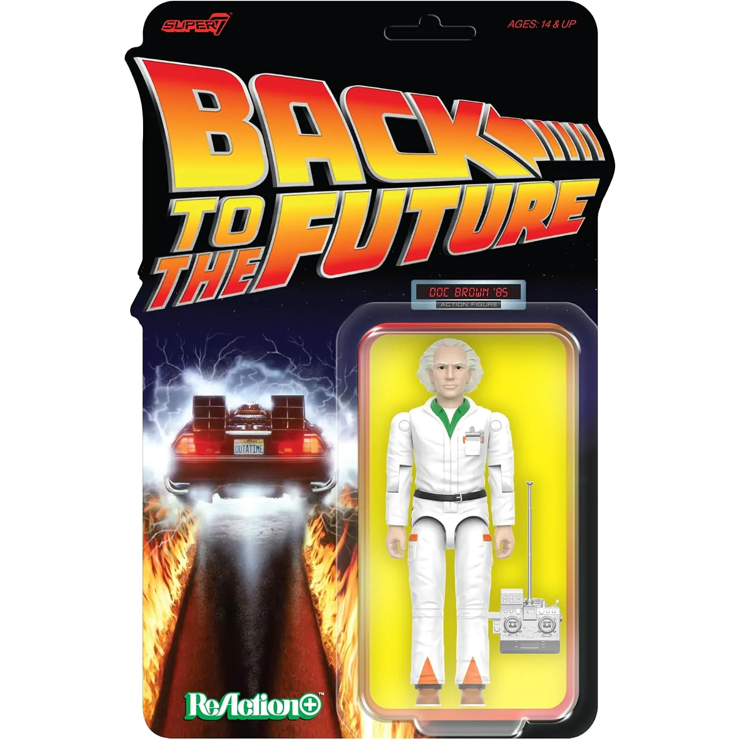 Back To The Future ReAction+ akční figurka Vlna 01 Doc Brown '85 fotografii produktu