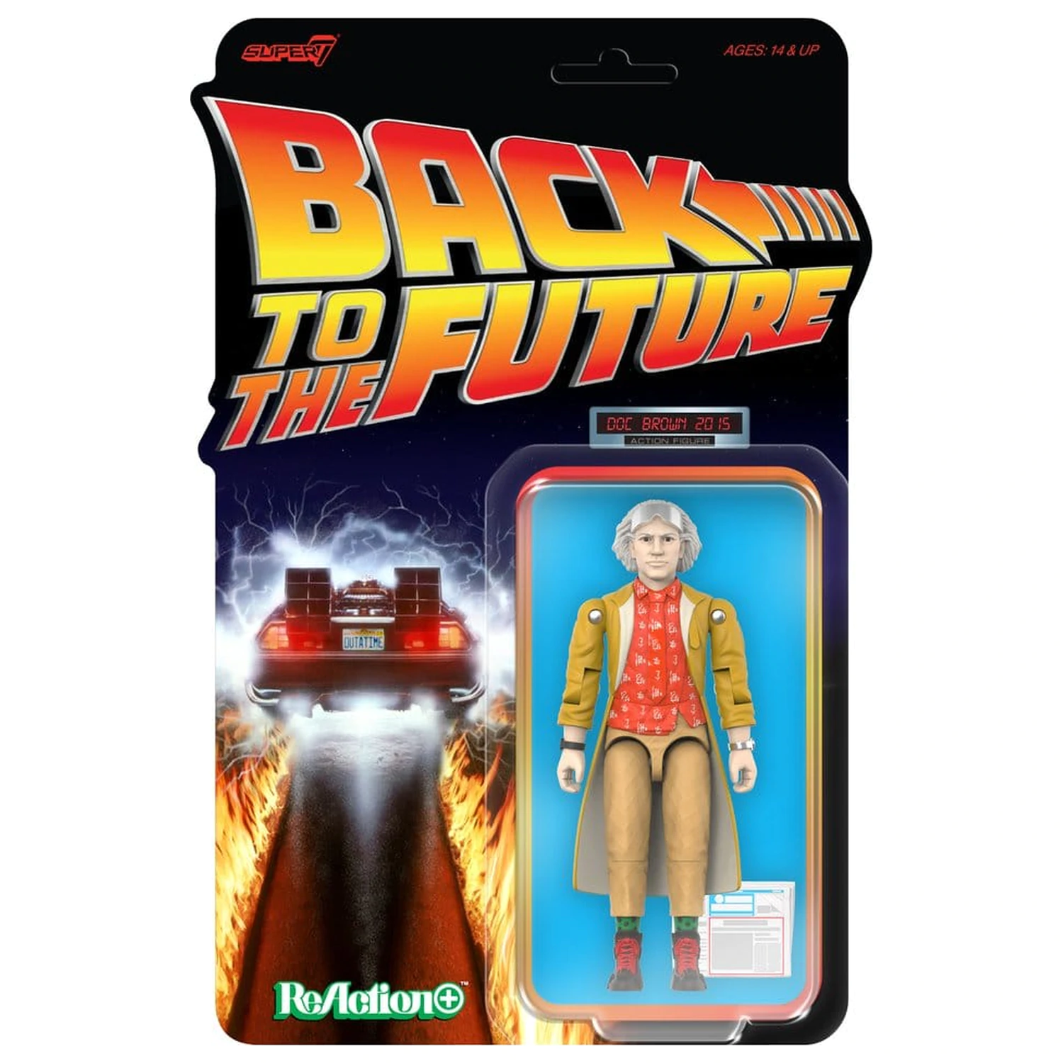Back to the Future ReAction+ akční figurka, série 02 Dr. Emmett Brown (2015) fotografii produktu