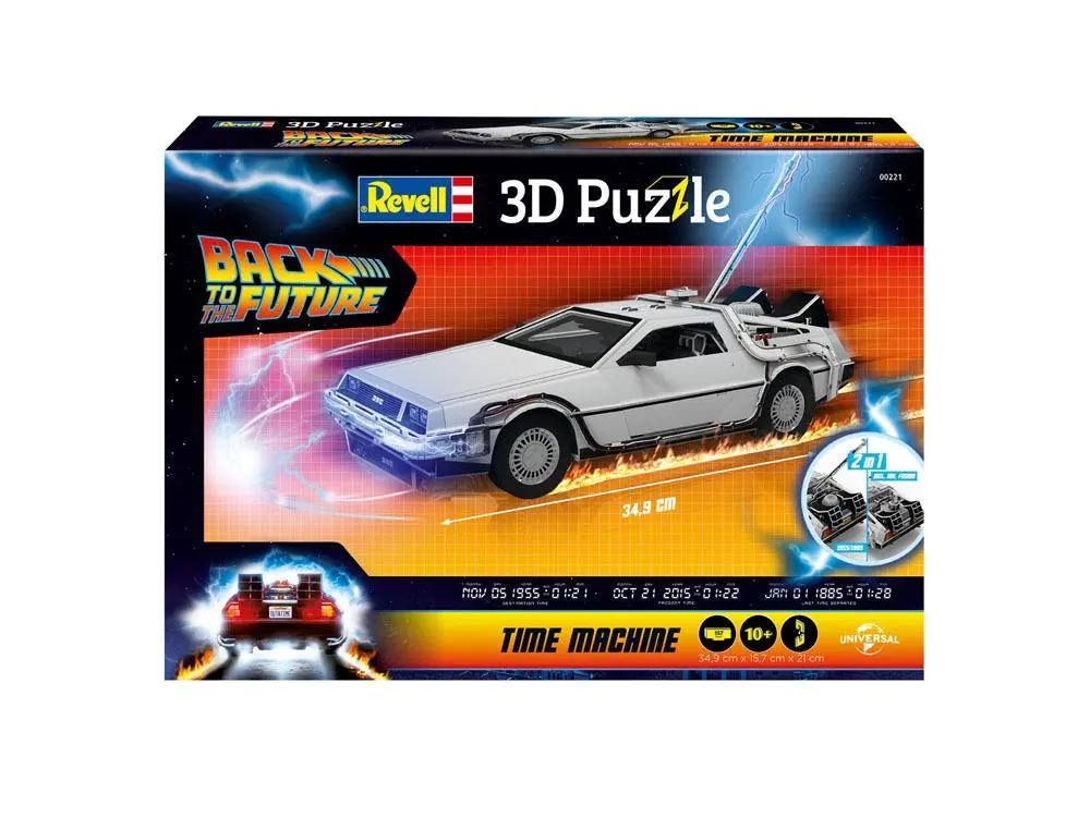 Back to the Future 3D Puzzle Stroj času fotografii produktu