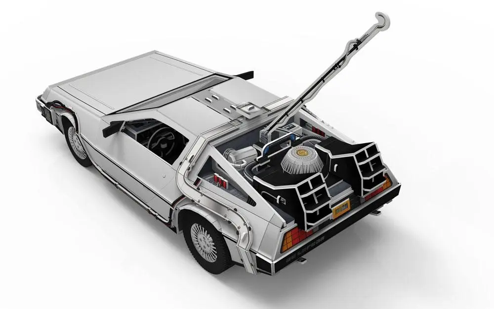 Back to the Future 3D Puzzle Stroj času fotografii produktu
