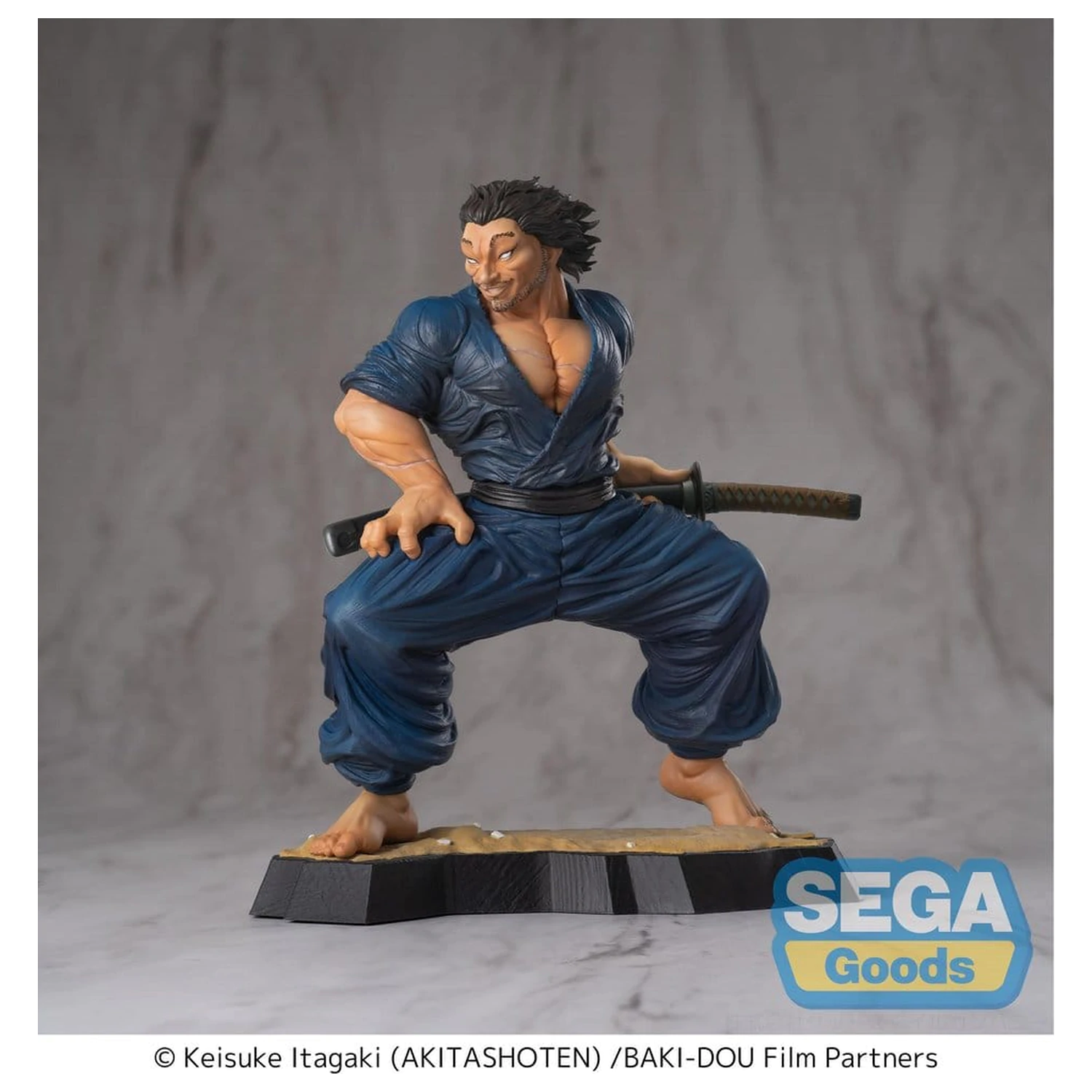 Baki-Dou Luminasta PVC figurka Musashi Miyamoto 17 cm fotografii produktu