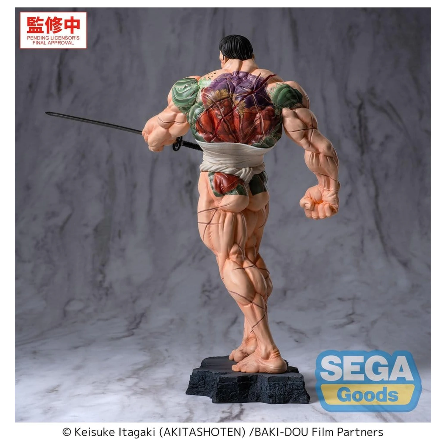 Baki-Dou Luminasta PVC figurka Kaoru Hanayama 23 cm fotografii produktu