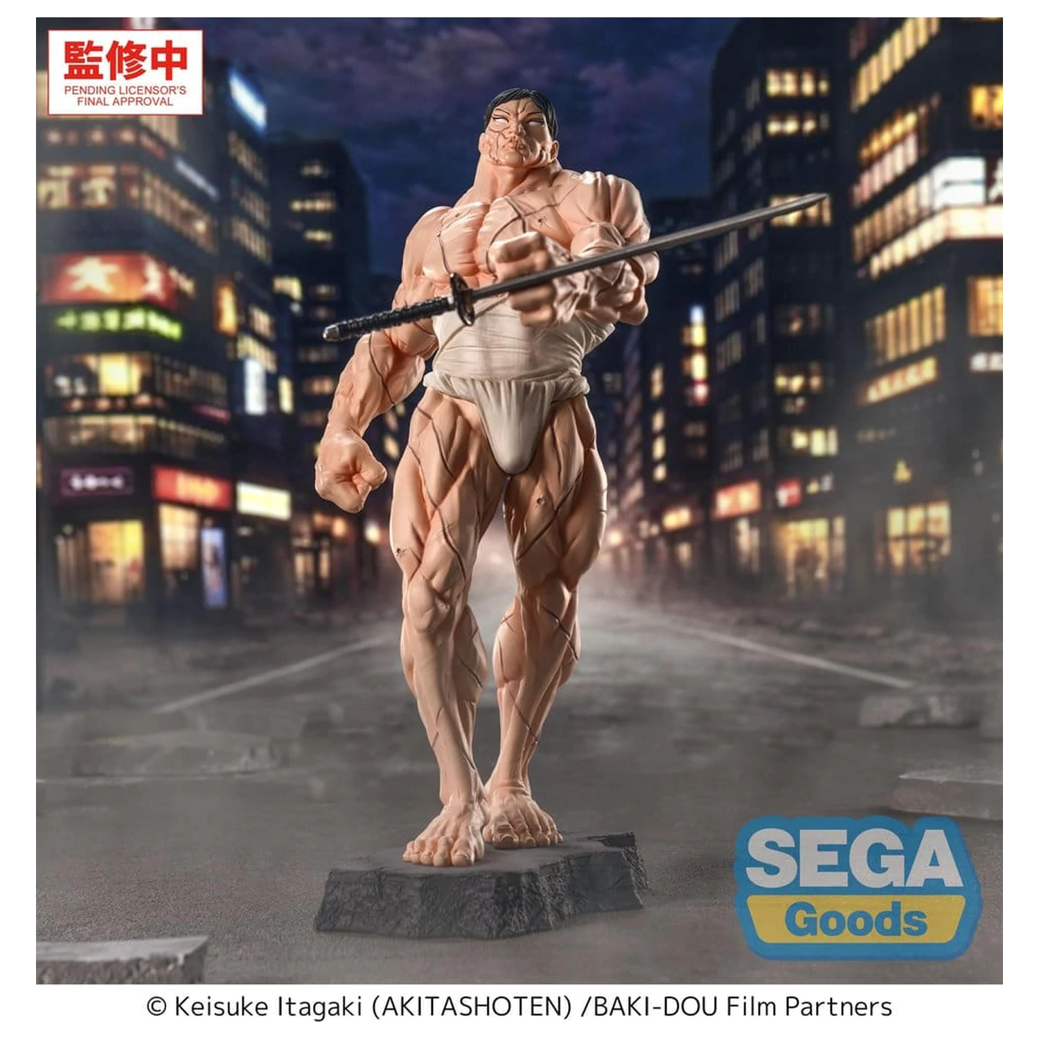 Baki-Dou Luminasta PVC figurka Kaoru Hanayama 23 cm fotografii produktu