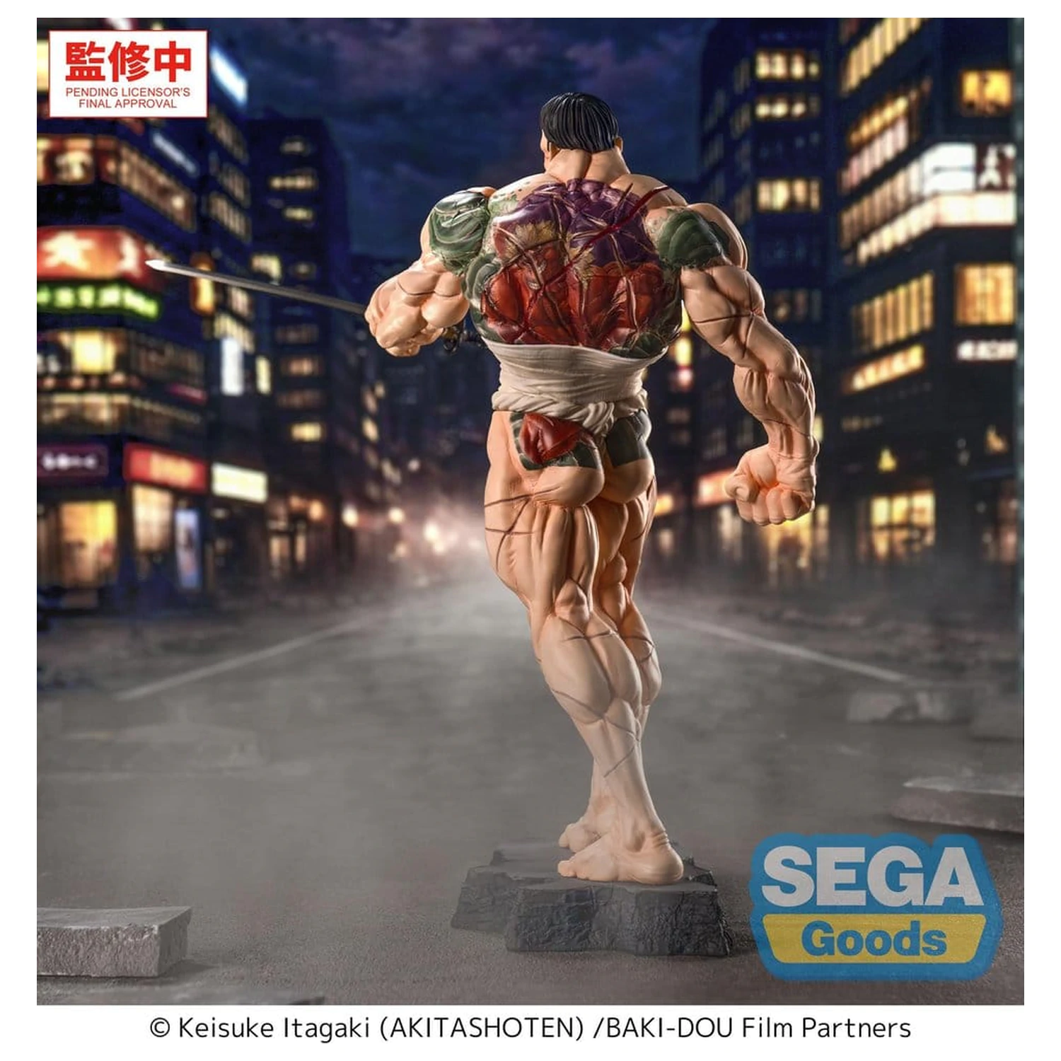 Baki-Dou Luminasta PVC figurka Kaoru Hanayama 23 cm fotografii produktu