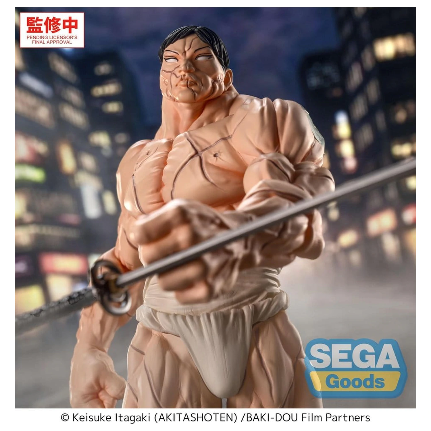 Baki-Dou Luminasta PVC figurka Kaoru Hanayama 23 cm fotografii produktu