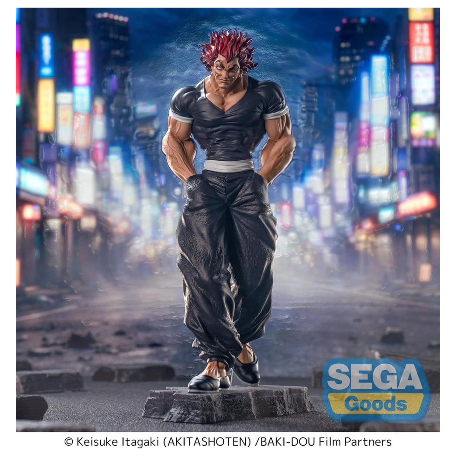 Baki-Dou Luminasta PVC figurka Yujiro Hanma 25 cm fotografii produktu
