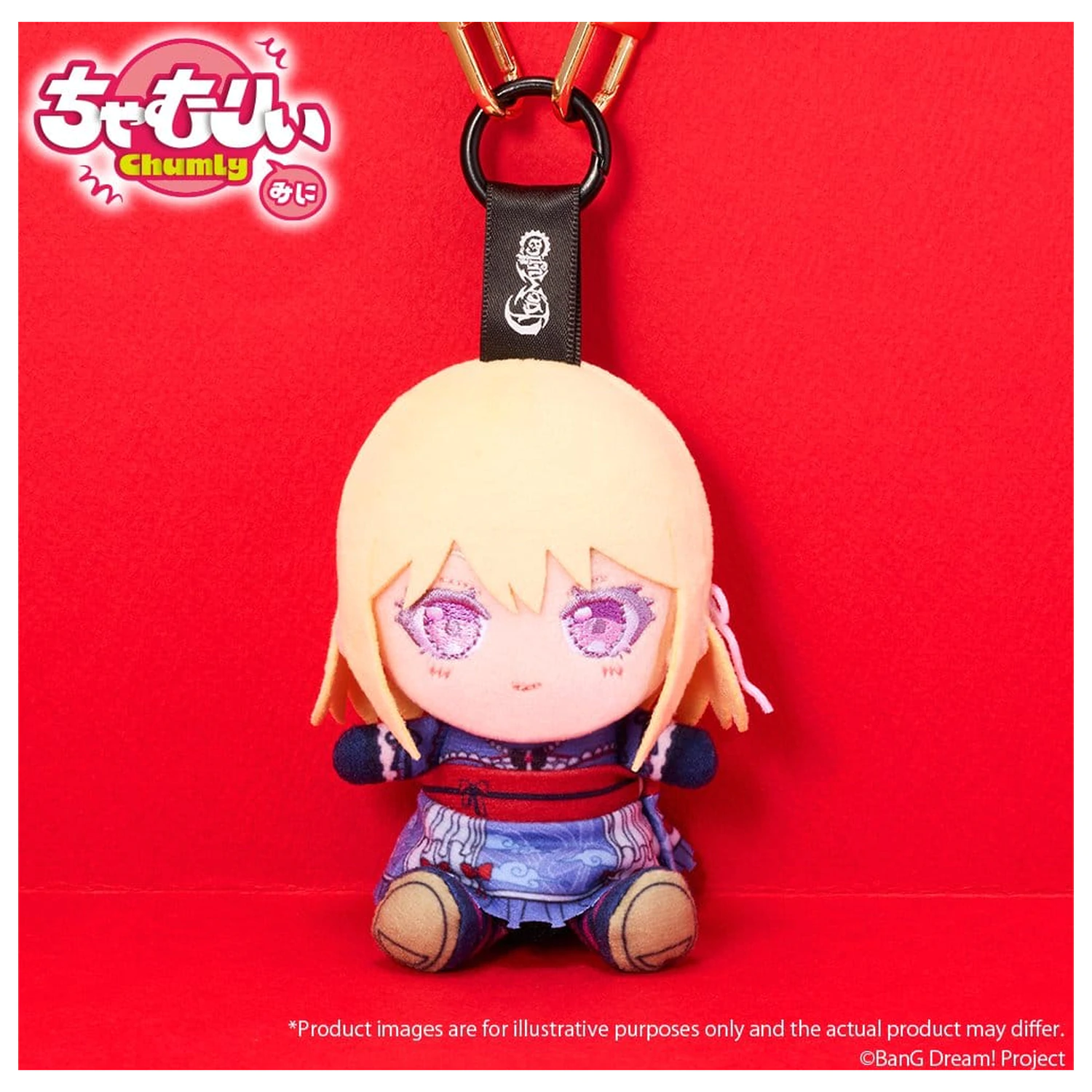 BanG Dream! Chamuri Mini plyšová klíčenka Ave Mujica Senbi Toryo Ver. Doloris 10 cm fotografii produktu