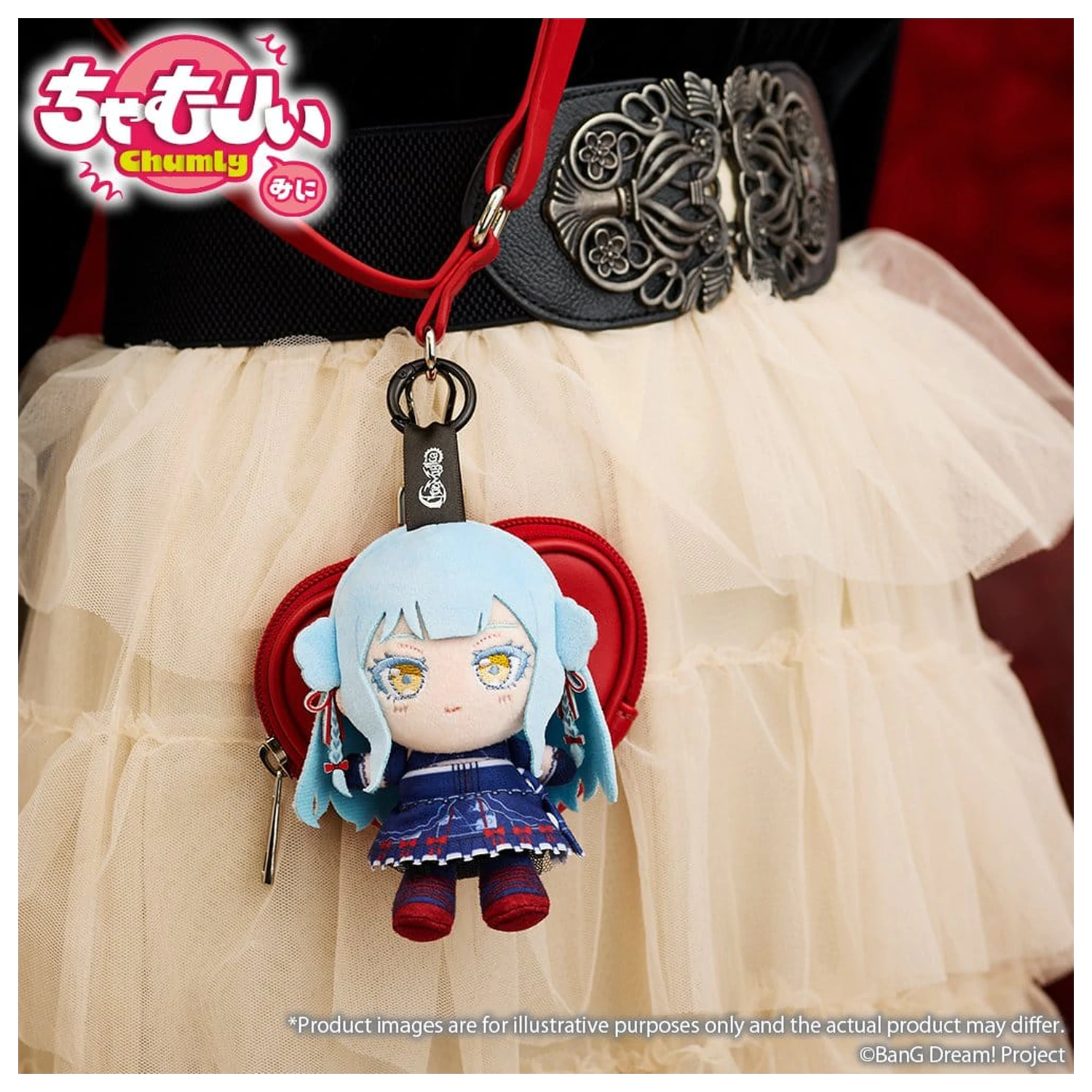 BanG Dream! Chamuri Mini plyšová klíčenka Ave Mujica Senbi Toryo Ver. Doloris 10 cm fotografii produktu