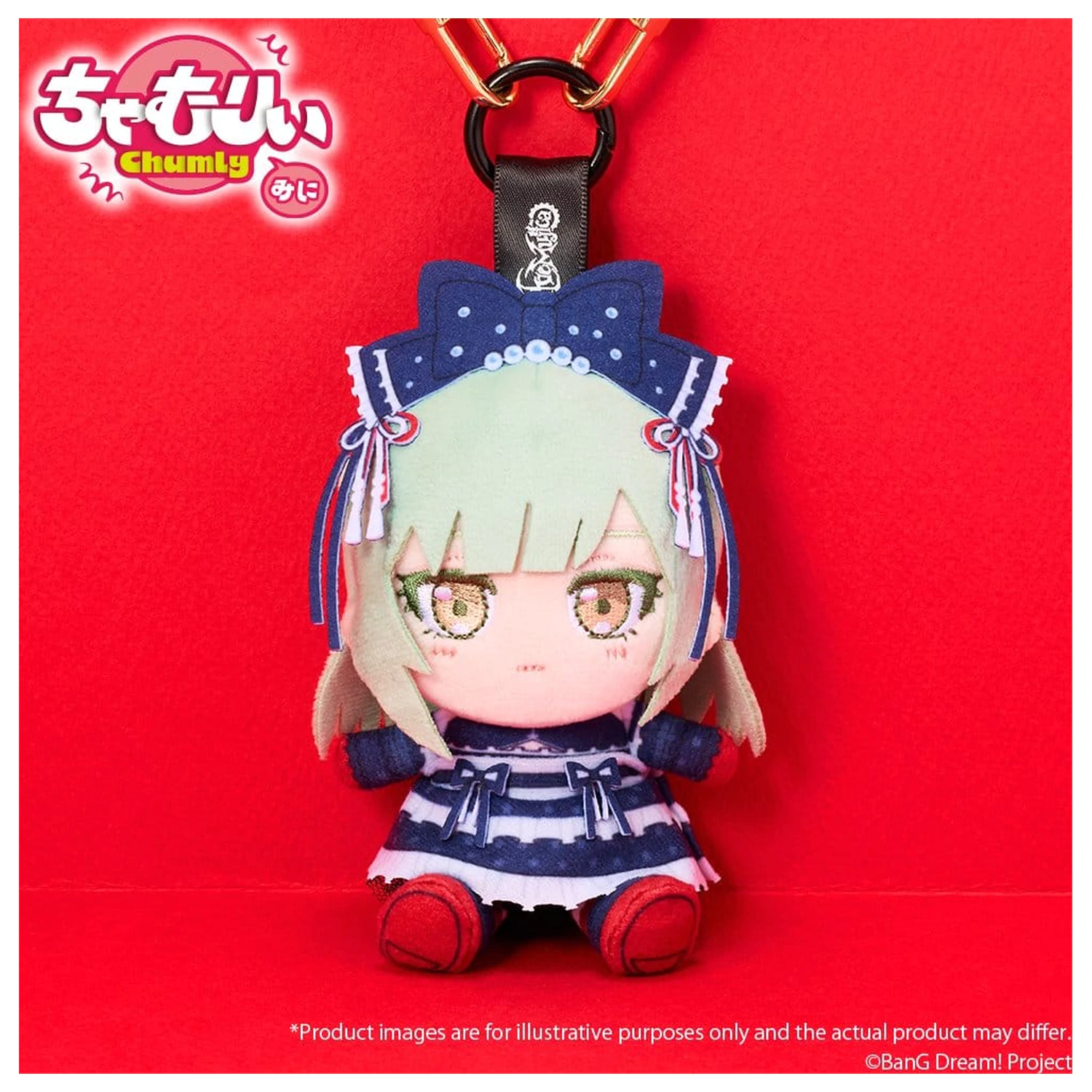 BanG Dream! Chamuri Mini plyšová klíčenka Ave Mujica Senbi Toryo Ver. Mortis 10 cm fotografii produktu