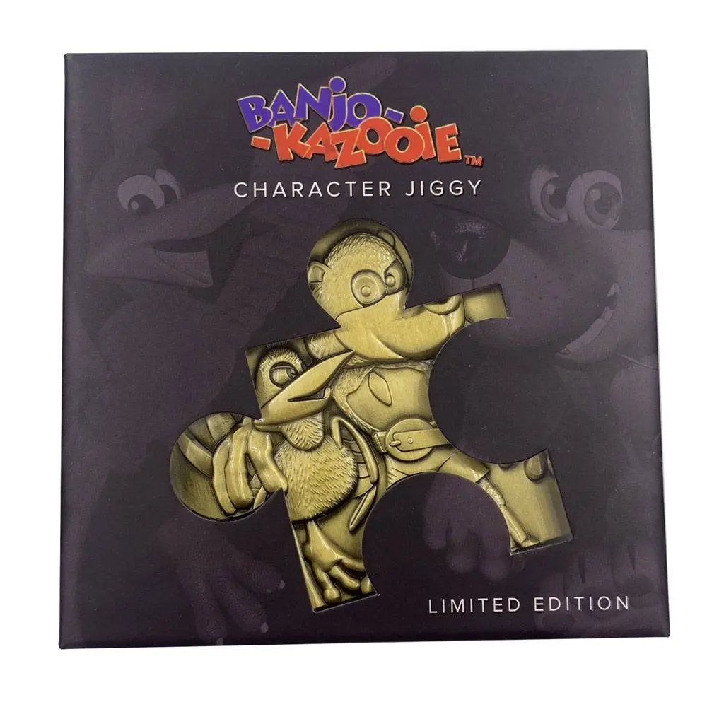 Replika dílku skládačky Jiggy z Banjo-Kazooie fotografii produktu