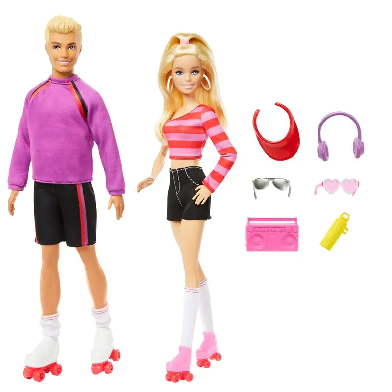 Barbie balení 2 panenek Barbie a Kena Skaters fotografii produktu