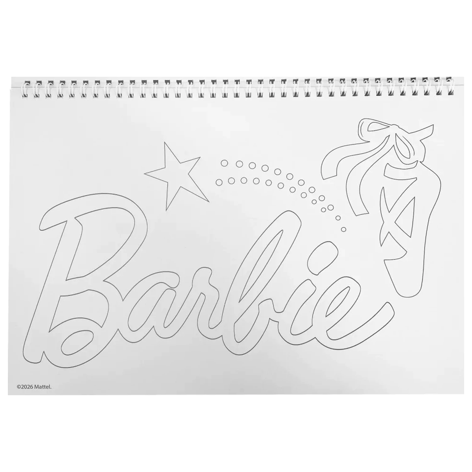 Barbie Ballerina A4 Spirální skicák 40 listů s nálepkami fotografii produktu